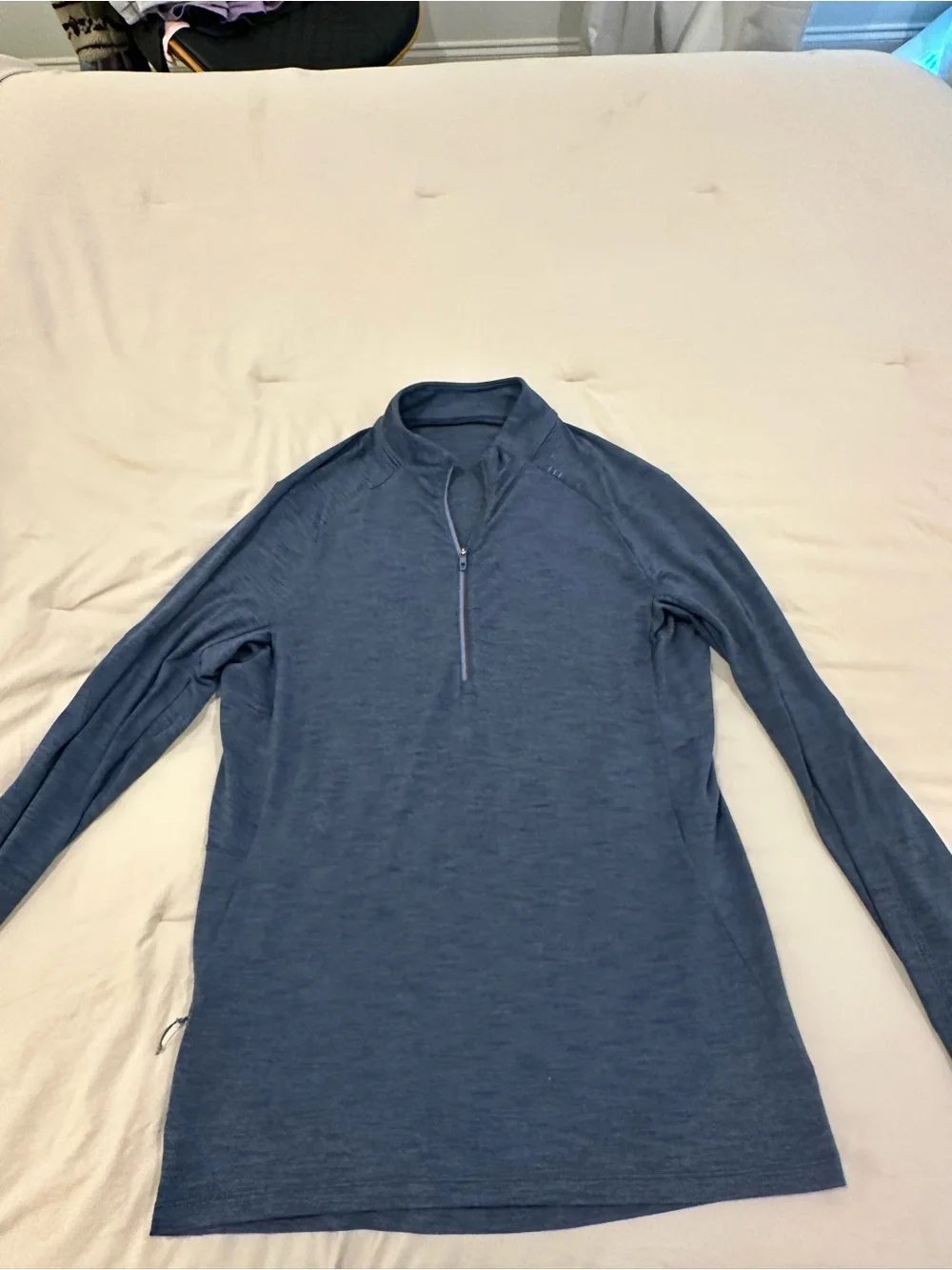 lululemon athletica Men's Half-Zip Sweater Jacket - Slate Blue